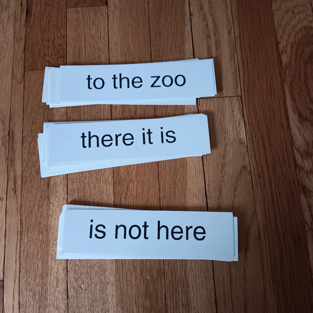 Sight-Word Phrases Flashcards - Picture 4 of 5